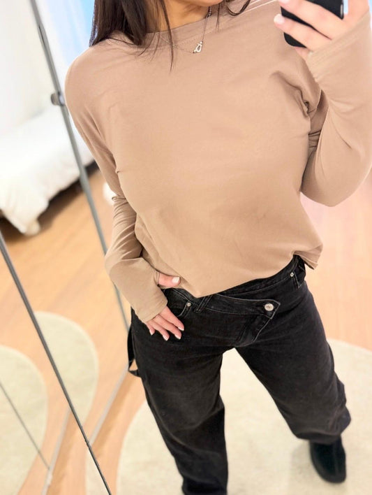 T-shirt manches longues mitaines LIV