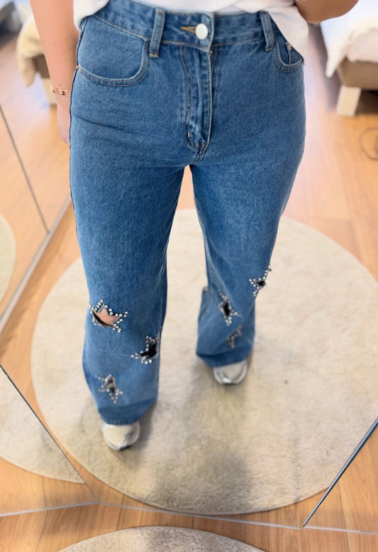 Jean's ETOILE STRASS