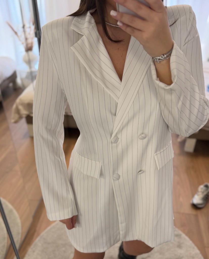 Robe blazer épaulettes ELENA