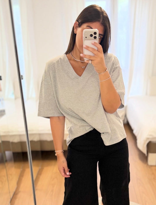 Tshirt Oversize col V