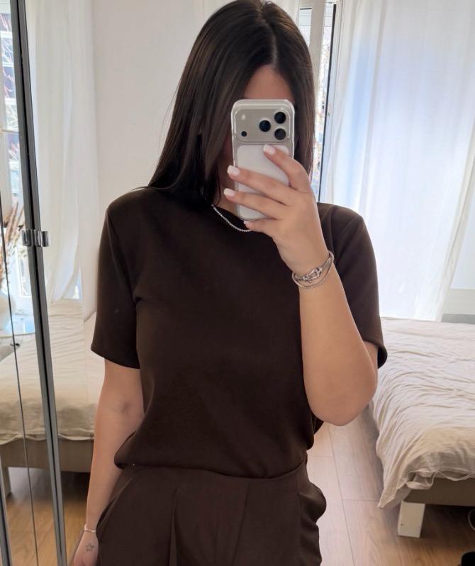 T-shirt EPAULLETE CANDICE