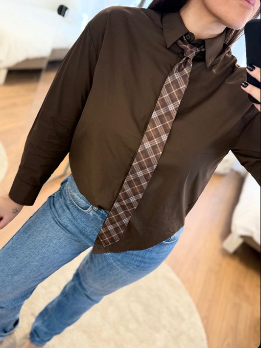 Chemise cravate SASHA